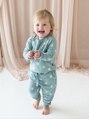 Kyte Baby Daisy Jogger Set In Size 2T NWT